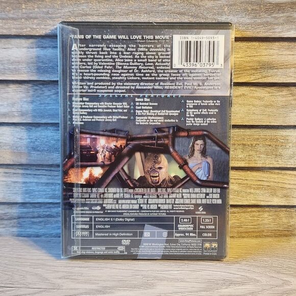🦋 Resident Evil: Apocalypse DVD Special Edition Movie Full Screen - Picture 2 of 4